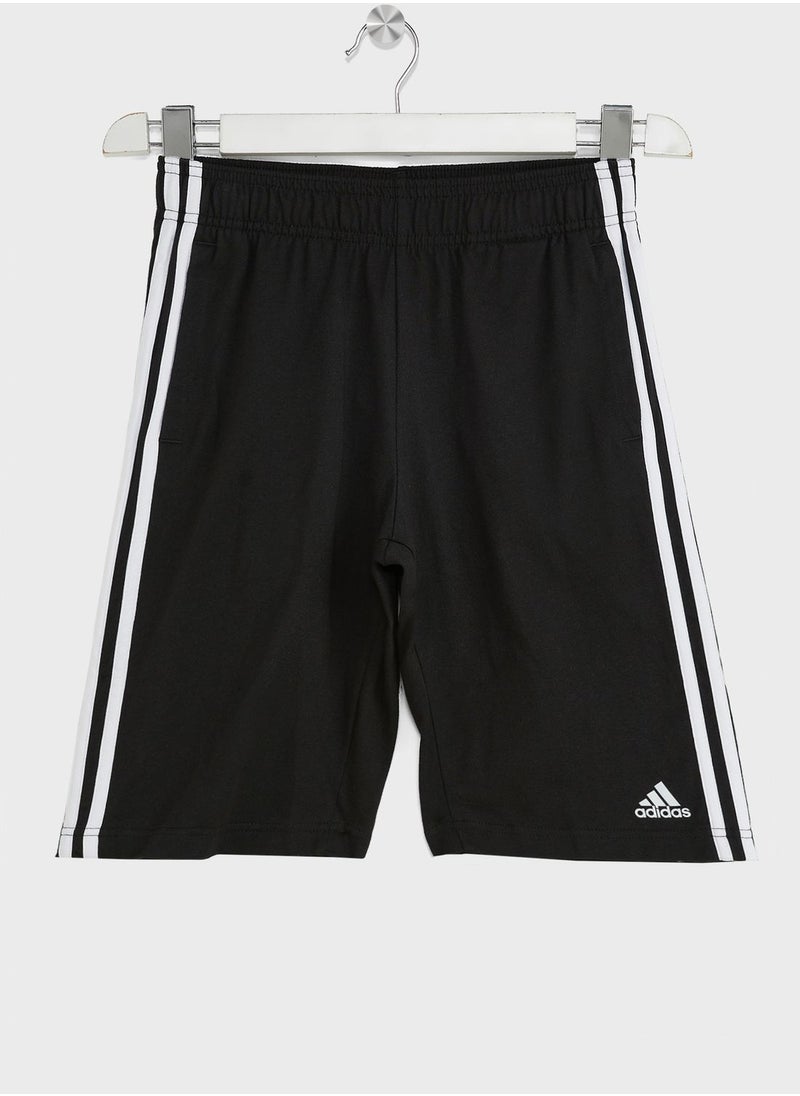 Adidas - 3 Stripes Knit Shorts - Image 1