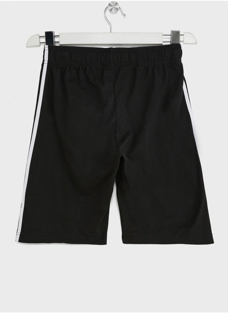 Adidas - 3 Stripes Knit Shorts - Image 1