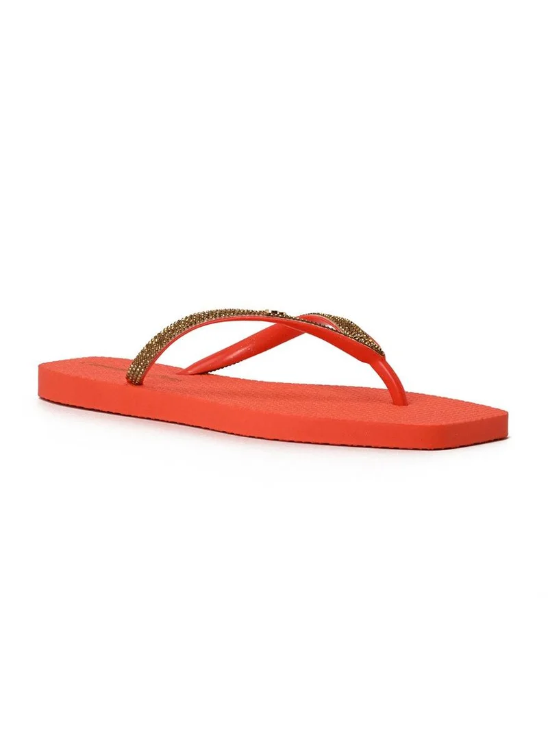 Carmen Steffens Orange Shine Flip-Flop