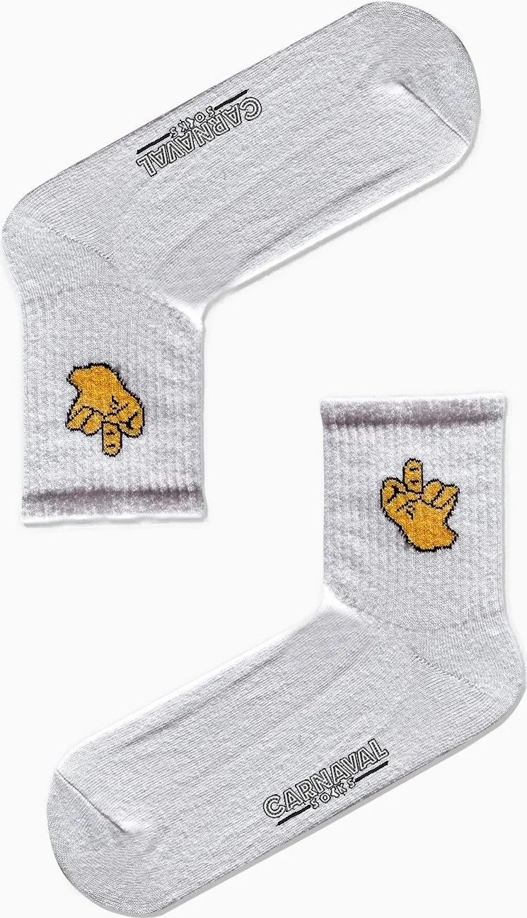 كارنافال سوكس Finger Patterned Colorful Sports Socks