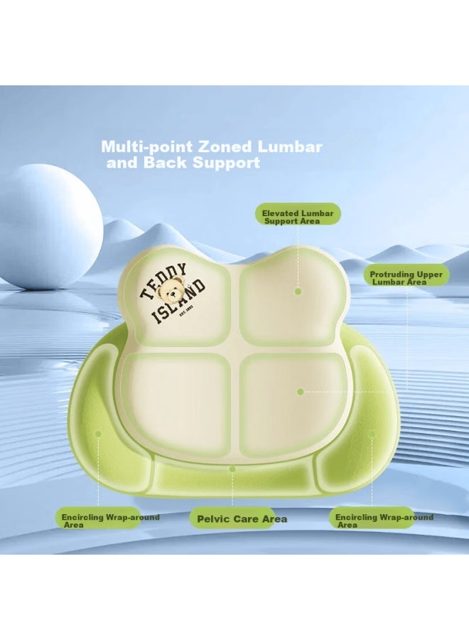 helloleiboo oleiboo X Teddy Island Collaboration Car Lumbar Support Cushion Neck Pillow Seat Backrest Pad - Image 3
