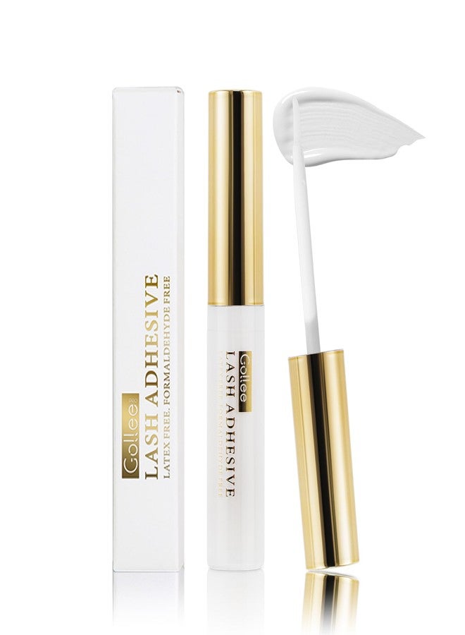 GOLLEE Lash Glue for Eyelash Clusters, False Eyelashes Gule Strip Eye Lash Glue for DIY Lash Extensions Super Strong Hold, Waterproof, Long Lasting Eyelash Adhesive for Lash Cluster Fast Drying Clear - Image 1
