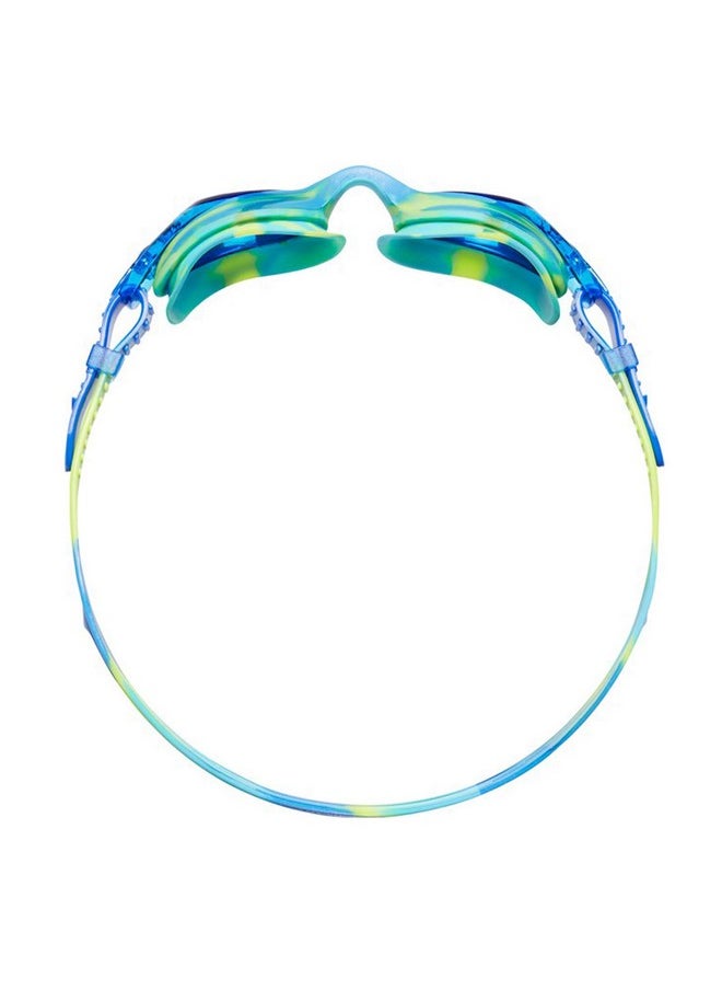 TYR - Swimple Tie Dye Youth Swim Goggles Blue/Green Ages 3 10 - Image 1