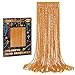 Huskein 12 PCS Beaded Necklace 33 Orange Mardi Gras Beads Necklaces Bulk Mardi Gras Favors Accessory Set Mardi Gras Beaded Stuff Set Round Costume Bead Necklace for Carnival Festival Party Favors - Image 2
