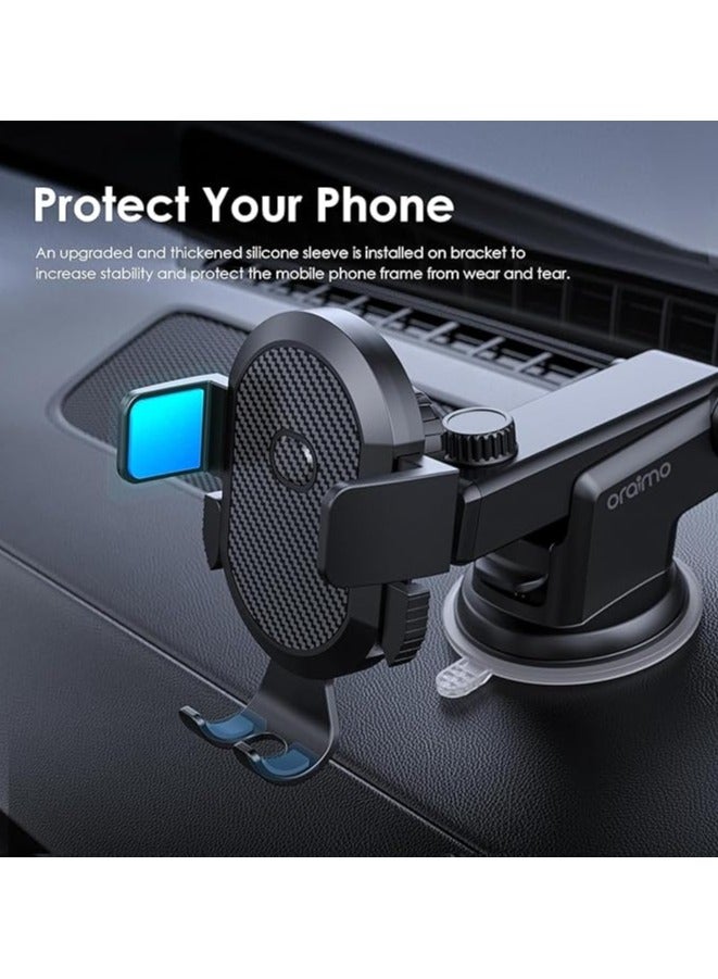 بيتا حامل هاتف السيارة من PEETTA، حامل هاتف عالمي مستقر بذراع طويل، شاحن متنقل، رأس مغناطيسي قابل للتعديل بزاوية 360°، متوافق مع الهواتف بمختلف الأحجام. - Image 2