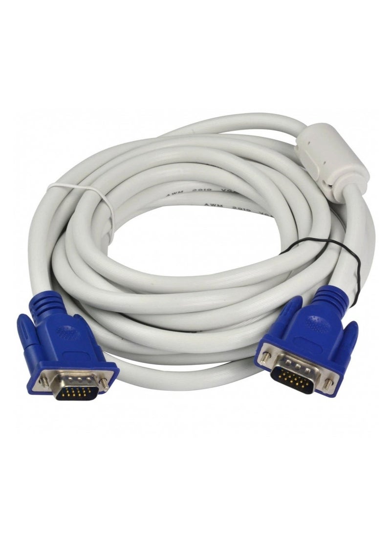 VGA to VGA Cable 3M – High Quality – Reliable Cable for Ultra-Clear Video Transmission - Image 1