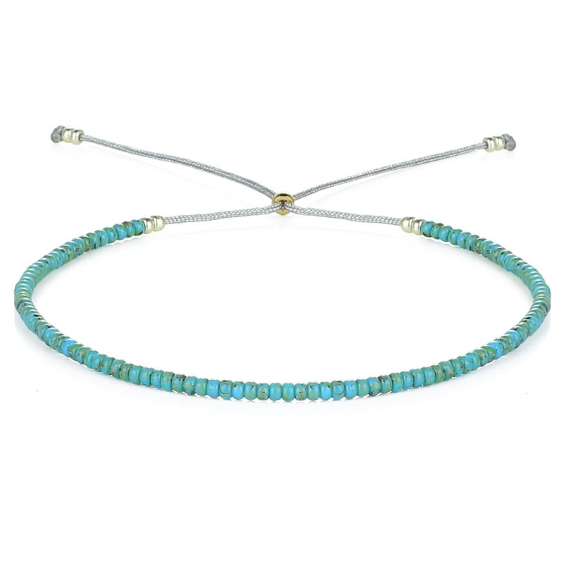 KELITCH Women's Bracelets Boho Rank Friendship Bracelets Miyuki Beads Bracelets Summer Beach New Bracelets Rainbow - Image 1