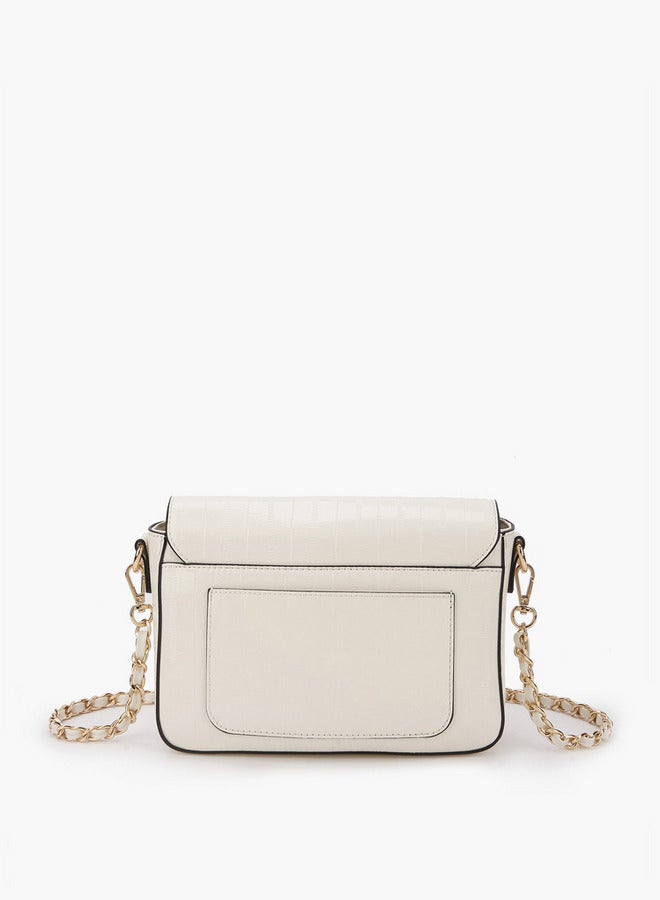 لو كونفورت حقيبة كروس بودي بنقوش مع إغلاق قلاب - Image 2