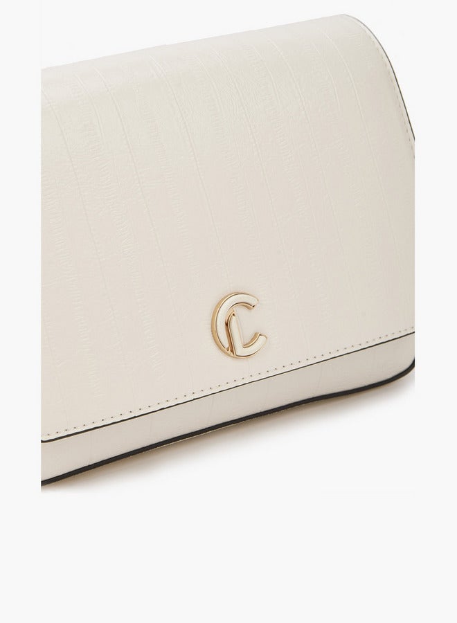 لو كونفورت حقيبة كروس بودي بنقوش مع إغلاق قلاب - Image 4