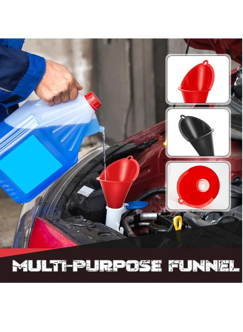 SOLARAE 1 Pack 5 Quart Oil Jug Oil Measuring Container Automotive Motor Oil Dispenser Motor Oil Container Oil Measuring Container Dispenser with Lid and Cap for Automotive Fluids - Image 4