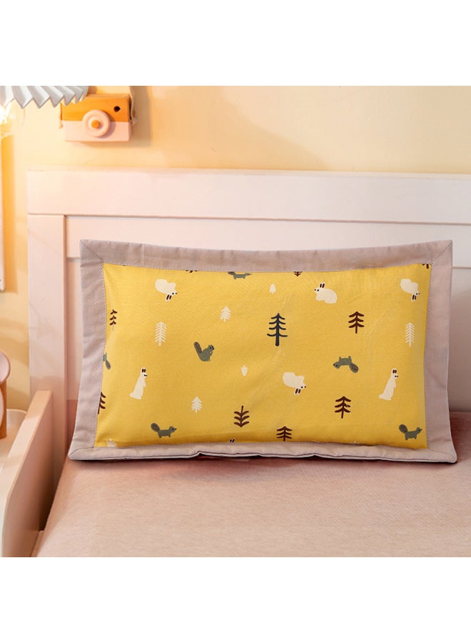 Buckwheat Pillow Cassia Seed Infant Cotton Gauze Pillowcase Pillow Children's Pillow Core Breathable Sweat-absorbing Four Seasons