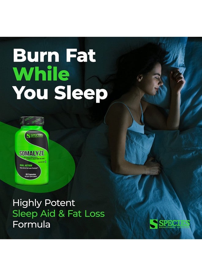 Species Nutrition Somalyze Stimulant Free, Appetite Suppressant with GABA and Melatonin, Gluten Free Caps, 90 Capsules - Image 2