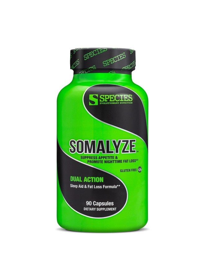 Species Nutrition Somalyze Stimulant Free, Appetite Suppressant with GABA and Melatonin, Gluten Free Caps, 90 Capsules - Image 1