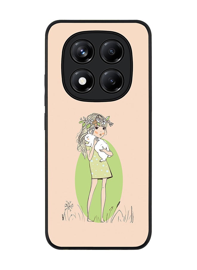 Stylizedd For Xiaomi Redmi Note 14 Pro 5G / X7 5G Case,Slim fit Camera Protection, Shockproof Thin Phone cover  - Bunny Cuddles  - Image 1