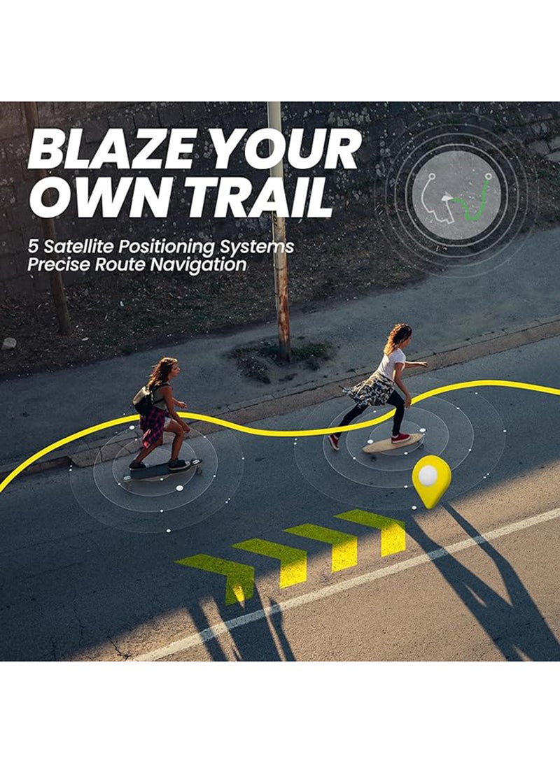 أمازفيت ساعة ذكية Active Edge بتصميم متين وأنيق للرياضة واللياقة البدنية، نظام تحديد المواقع العالمي (GPS)، مدرب صحي يعمل بالذكاء الاصطناعي للصالة الرياضية، في الهواء الطلق، التدريبات والتمارين، بطارية تدوم 16 يومًا، مقاومة للماء 10 ATM باللون الأسود - Image 5