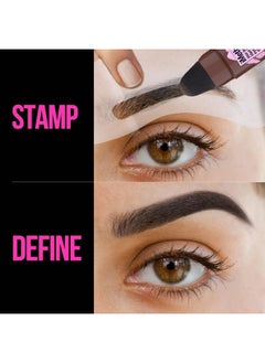 iMethod Eyebrow Stamp And Eyebrow Stencil Kit Eyebrow Stamp And Shaping Kit For Perfect Brow, Eye Brow Shaping Kit, Longlasting, Dark Brown  - Image 3