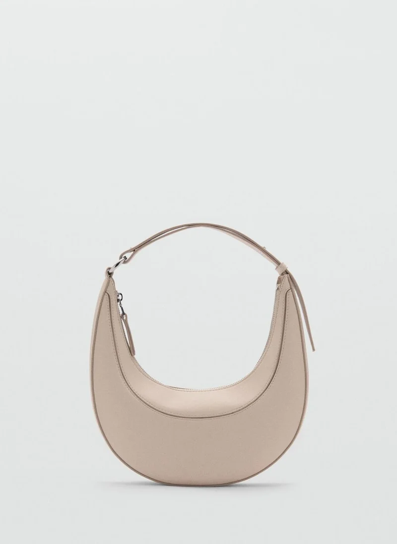 MANGO Oval Shoulder Bag