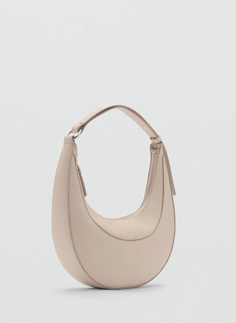 MANGO Oval Shoulder Bag