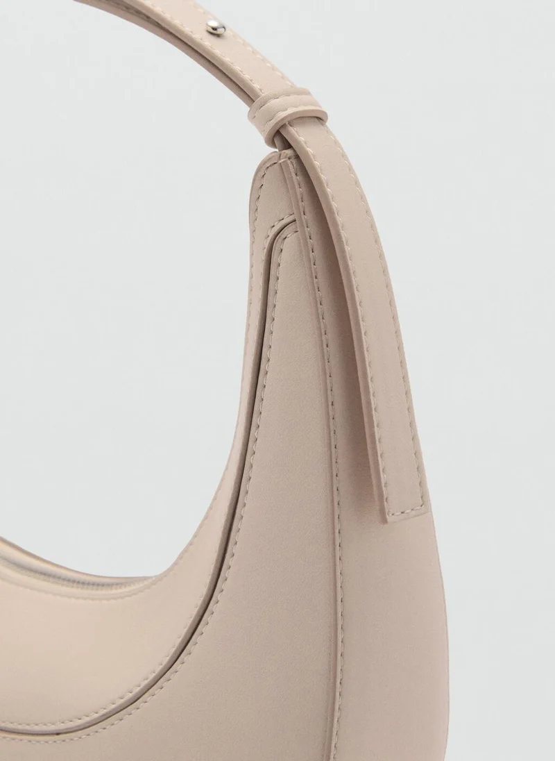 MANGO Oval Shoulder Bag