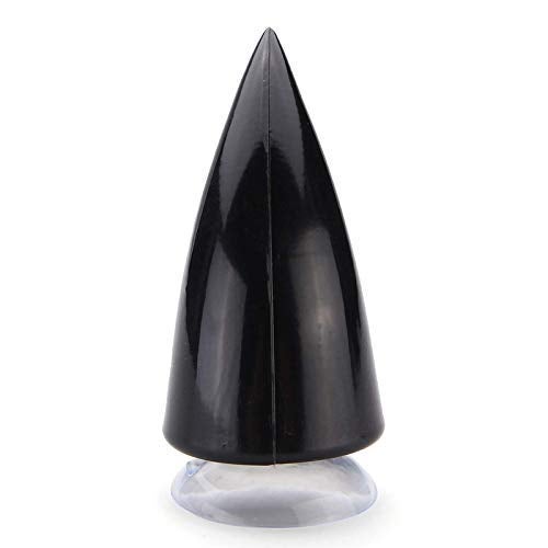 SELVIKE Devil's Helmet Horn with Suction Rubber Pad for All Bikes and Motorcycles (Pack of 2) (Black) - Image 2