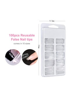 Nee Jolie Nail polish set  nail polish finish and undercoat LED nail polish set Nail art introduction set Nail enhancement tool set salon nail tool set  - Image 5