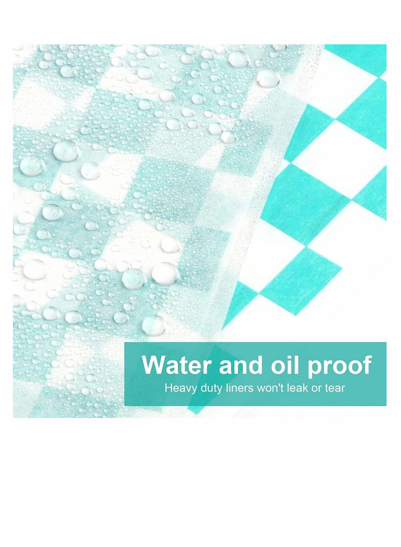 NIBEMINENT Sandwich Wrapper 6 Colors 300 Sheets 30 30cm 12 inch Paper Liners Food Basket Wax Deli Wrap for Wrapping Bread and Sandwiches - Image 4