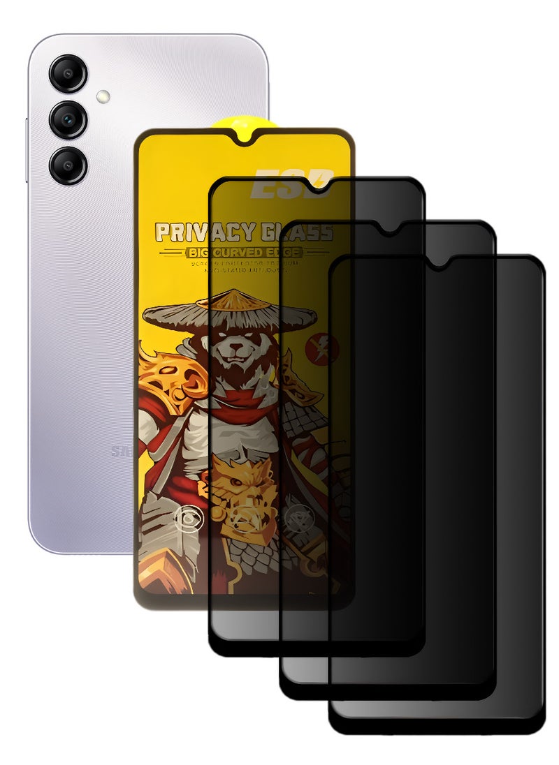 ESD 3 Pieces Tempered Dustproof Glass Screen Protector Compatible For Samsung Galaxy A14 5G - Image 1
