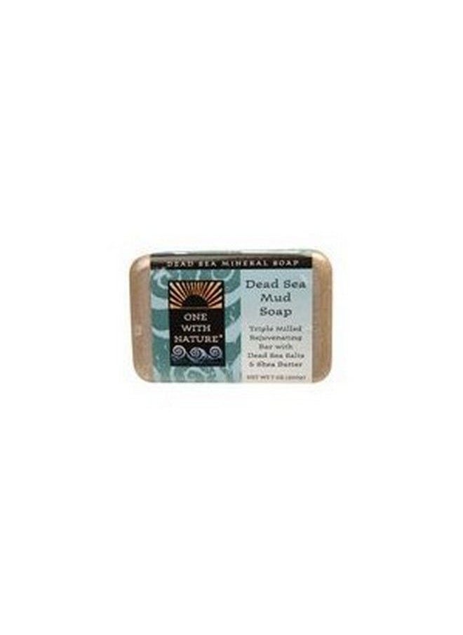 ONE WITH NATURE Dead Sea Mineral Mud Soap With Argan Oil & Shea Butter 7 Oz (Pack Of 6)  - Image 1