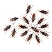 GUDVES Prank Fake Roaches Model Simulation Fake Rubber Cockroach Roach Bug Roaches Toy Prank Funny Trick Joke Toys Plastic Bugs 50 pcs - Image 2