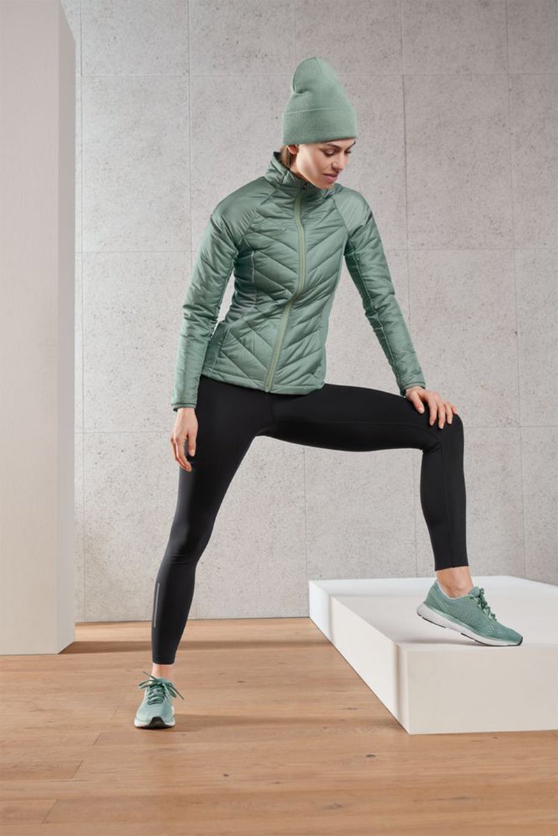 Tchibo Women Sportswear Fit Running Jacket, Sage Green  - Image 1