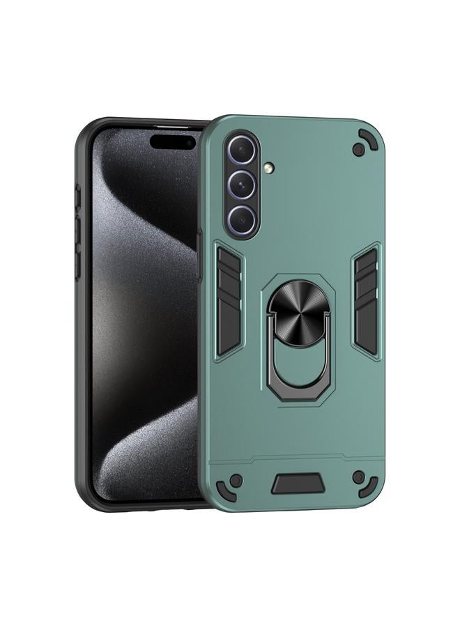 S-TOP Case For Samsung Galaxy A55 Shockproof Metal Ring Holder Phone Case - Image 1
