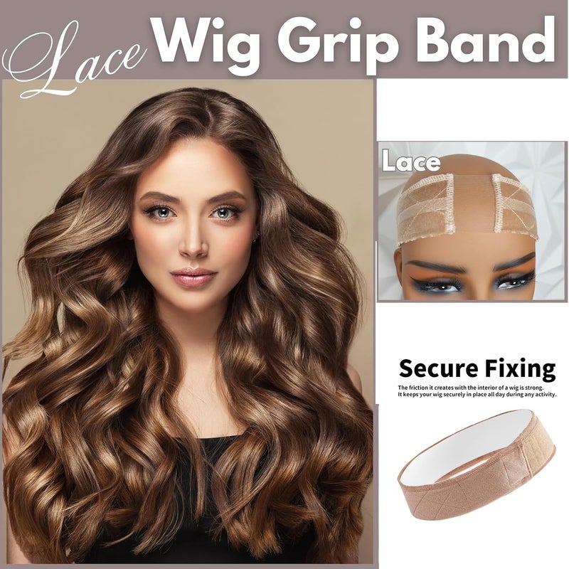 Ritzkart 10Inch Adjustable Velvet Lace Wig Grip Band for NonSlip Security Ensuring Your Lace Front Wigs Stay Perfectly in Place All Day Long Skin - Image 3
