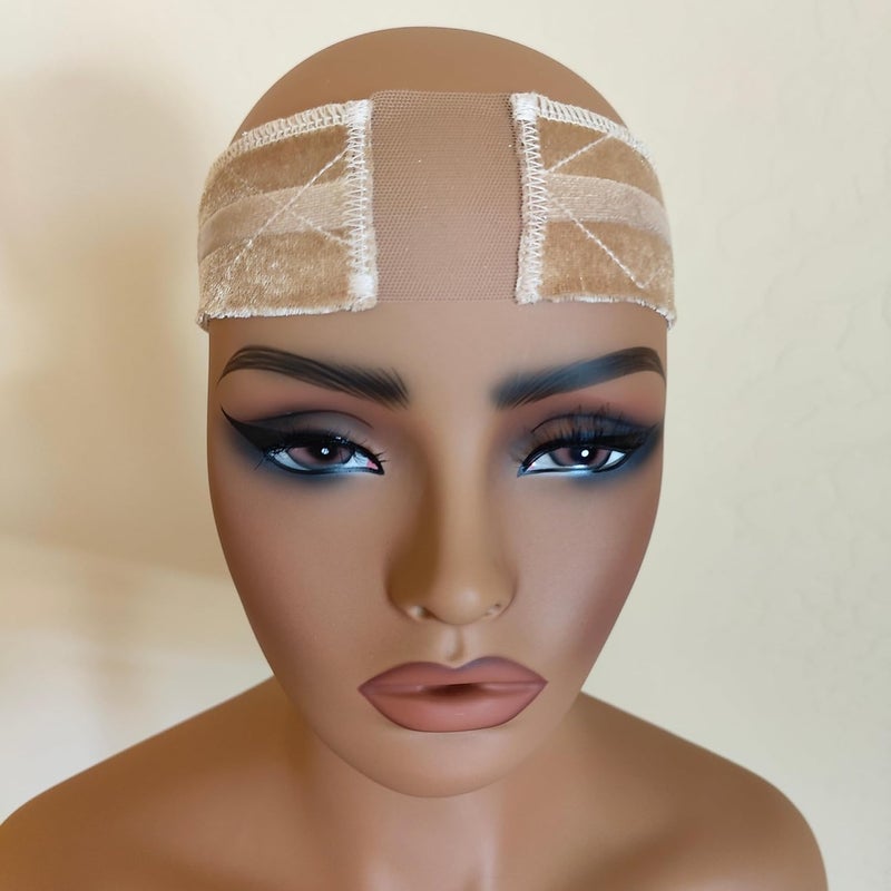 Ritzkart 10Inch Adjustable Velvet Lace Wig Grip Band for NonSlip Security Ensuring Your Lace Front Wigs Stay Perfectly in Place All Day Long Skin - Image 1