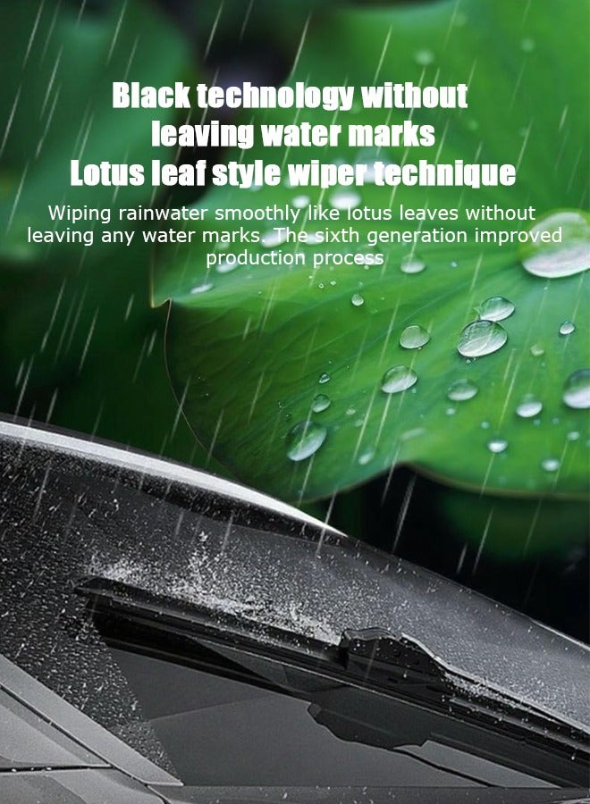 Generic Wiper, suitable for 2019-2023 Tesla Model 3, low noise, boneless brush, durable and clean, wiper blade  - Image 5