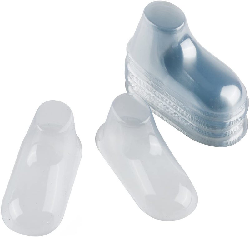 Z-Color 100pcs Clear Plastic Baby Feet Display Showcase,Shoe Trees,Baby Booties, Shoes And Socks (8cm) - Image 1