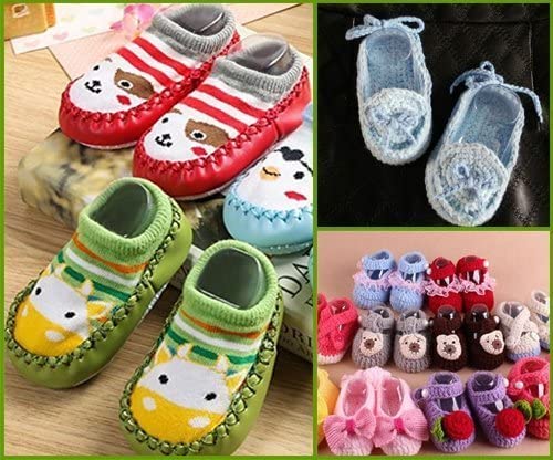 Z-Color 100pcs Clear Plastic Baby Feet Display Showcase,Shoe Trees,Baby Booties, Shoes And Socks (8cm) - Image 5