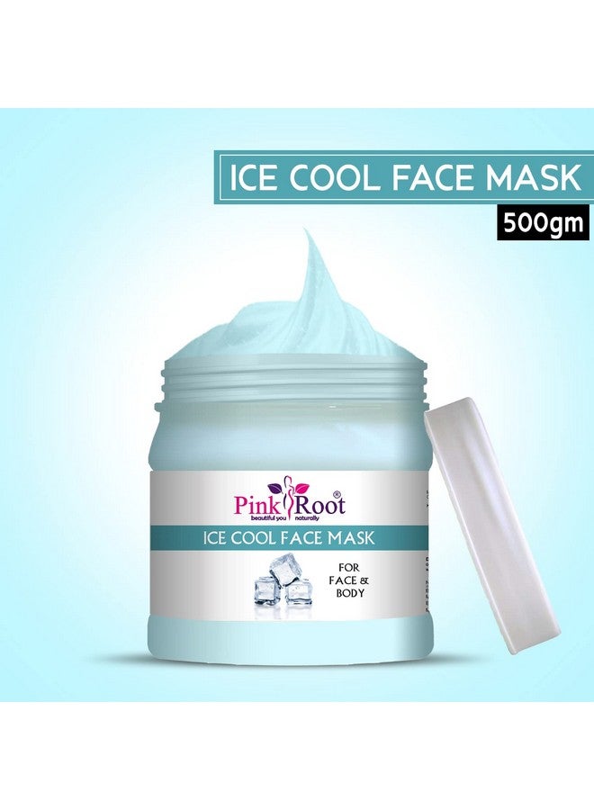 Pink Root Ice Cool Face Mask Replenishing & Rejuvenation Skin Smoothening For All Skin Types 500Gm - Image 2