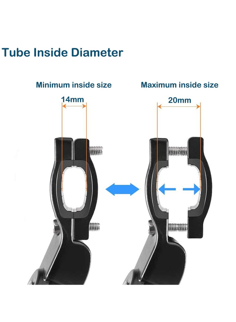 Bicycle Adjustable Kickstand Aluminium Alloy Kick Side Stand for 20'' 24'' 26'' 700C MTB BMX Foldable Road Mountain Bike Cycle Cycling Black - Image 4