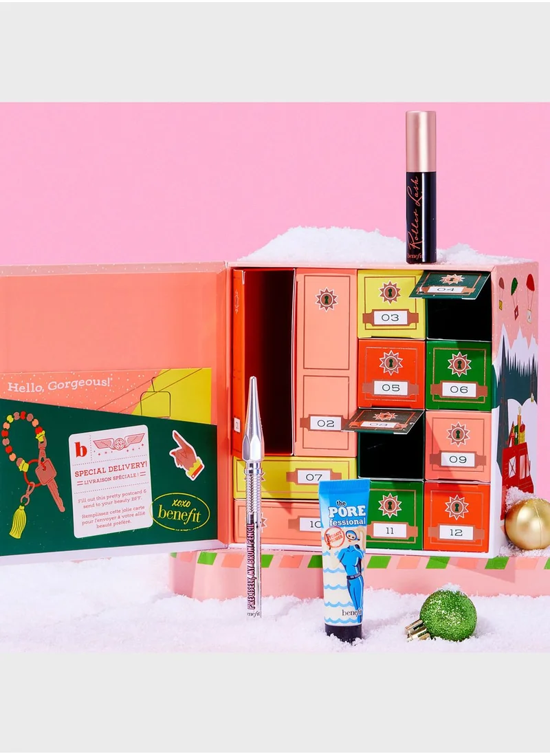 Benefit Cosmetics Sincerely Yours, Benefit beauty advent calendar set