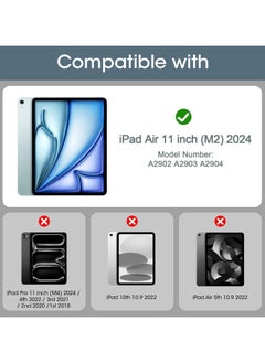 Generic Tempered Glass Screen Protector for iPad Air 11 Inch 2024  Tablet, 9H Hardness Screen Protector Zero Bubble Screen Protector Transparent  - Image 2