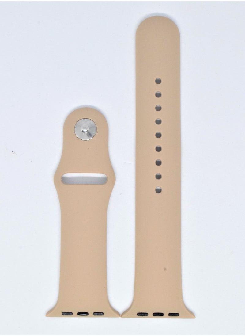 BORTONY - Universal 42/44mm Silicone Replacement Watch Strap For Apple Series 7/6/5 - Image 1