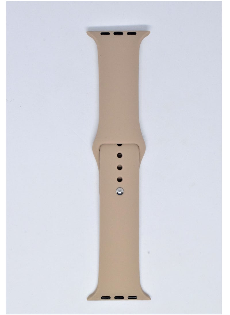 BORTONY - Universal 42/44mm Silicone Replacement Watch Strap For Apple Series 7/6/5 - Image 1