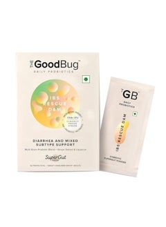 The Good Bug IBS Rescue Super Gut Powder For Constipation Relief And Irritable Bowel Syndrome Pre And Probiotic Supplement For Men And Women 5 Billion CFU Of Clinically Proven Strains 15 Days Pack  - Image 1