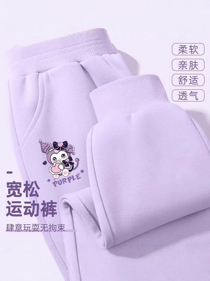 Girls' Trousers Western Style All-Match Children'S Sweatpants Cartoon Casual Girl'S Outer Wear Trendy Trousers - Image 5
