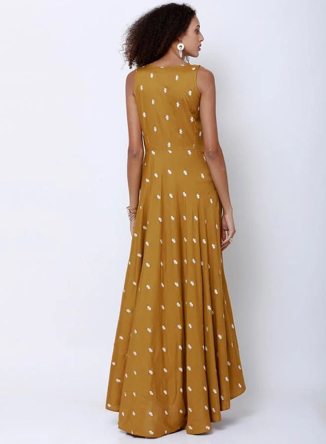 Vishudh Ditsy Floral Fit & Flare Anarkali Kurta by Styli