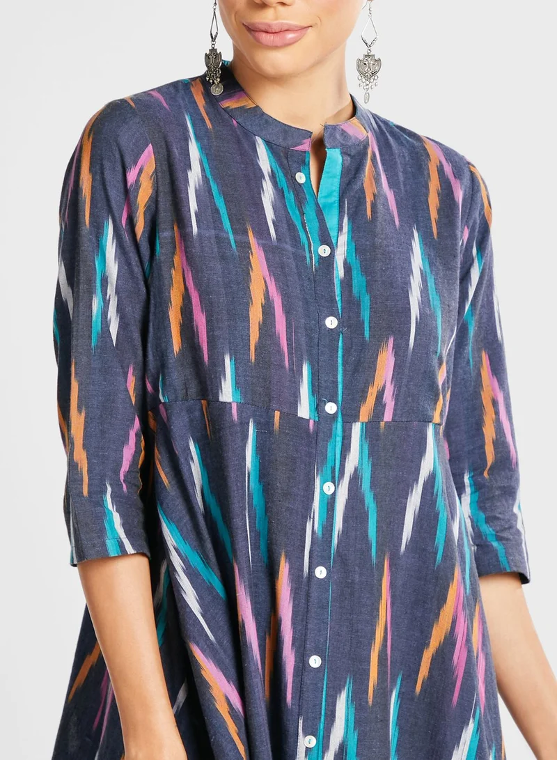 Biba Printed Shirt Dress
