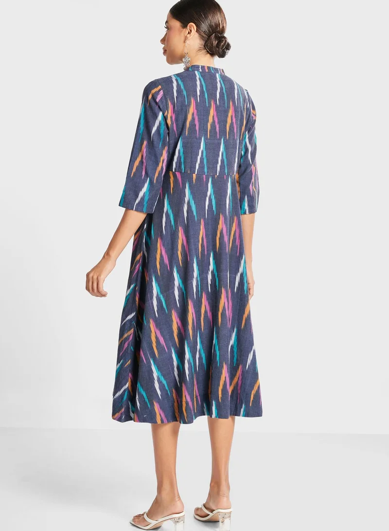 Biba Printed Shirt Dress