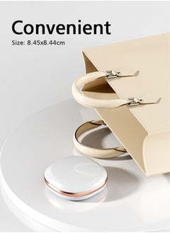 GIFT Oral Care Teeth Tooth Invisible Orthodontic Appliance Aligner Retainer Braces Storage Box Organizer Container Case (White with Mirror)  - Image 5