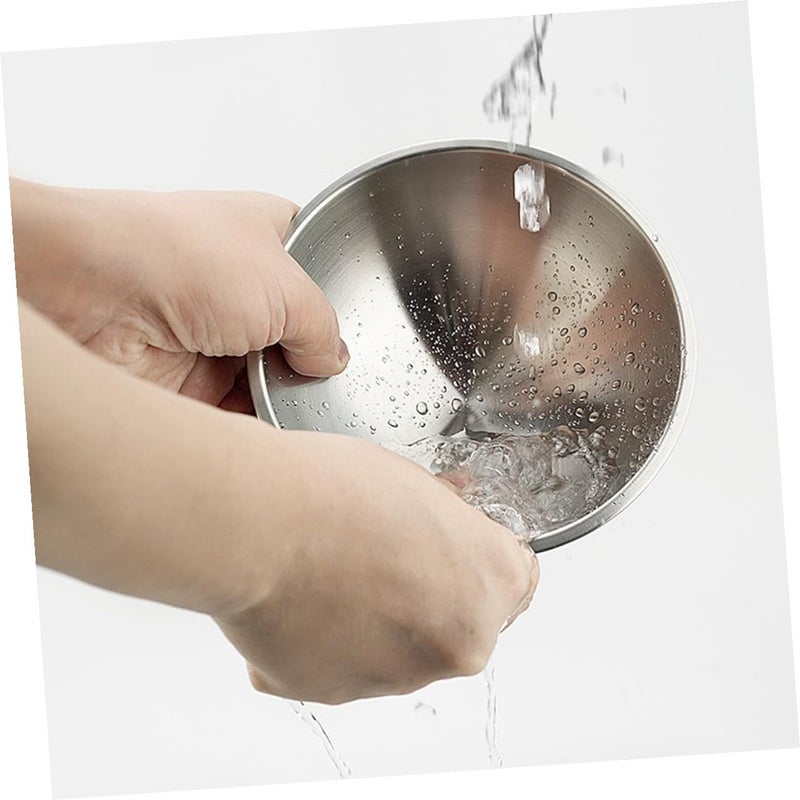 Stainless Steel Elevated Cat Feeder Adjustable Tilted Non Skid Food Water Bowl - Image 5