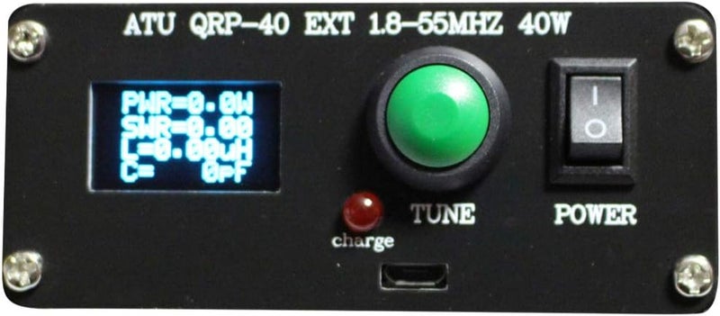 comfrt ATU QRP- 40 Automatic Antenna Tuner Mini 0. 96 Inch OLED Tuner with Metal Housing - Image 1